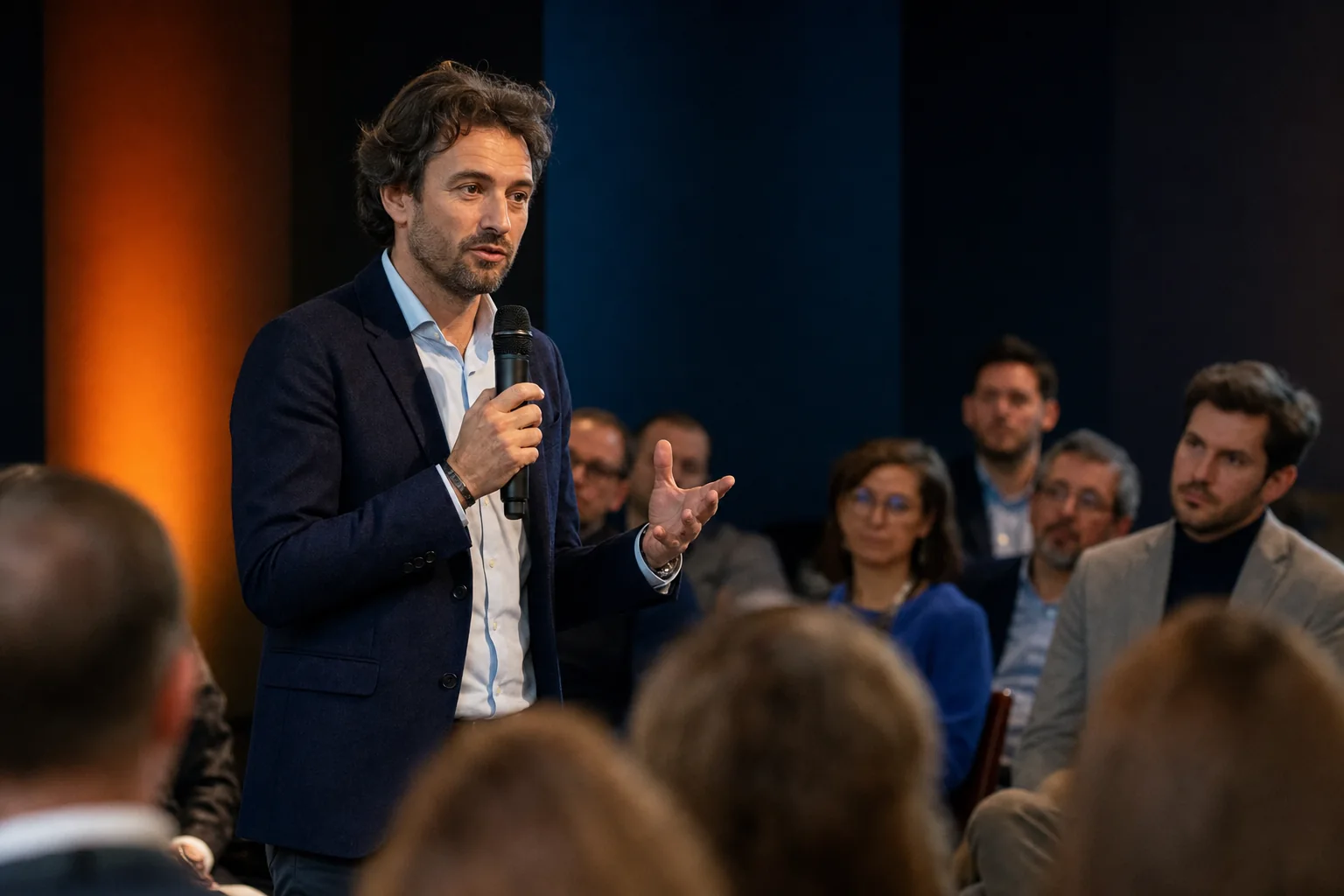 Prise de parole lors d’un événement professionnel