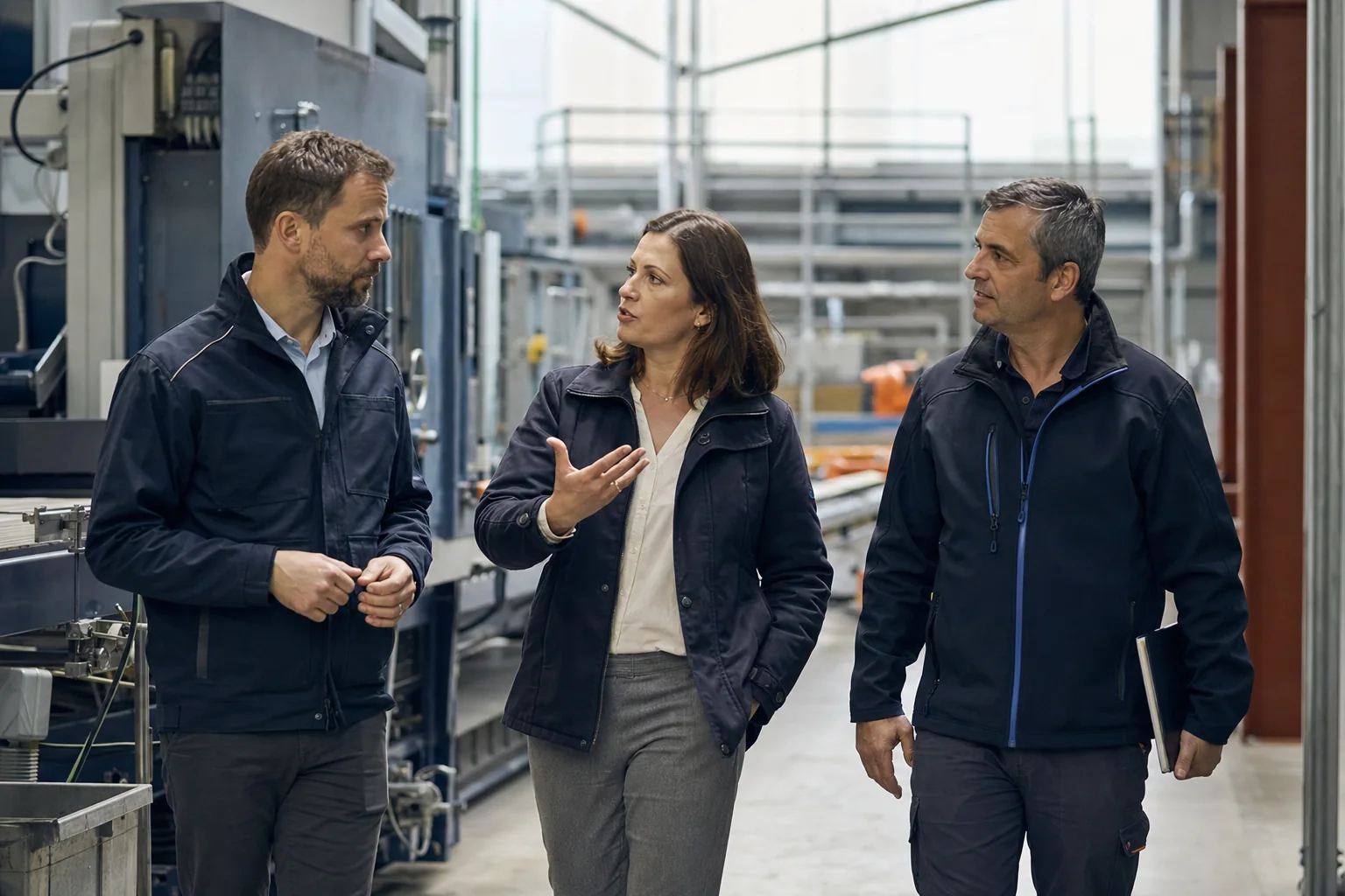 Visite terrain préparée pour une publication LinkedIn